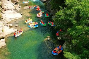 【7.4】周四一日游安吉龙王山溯溪跳潭+龙王山探险漂流