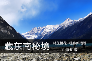 山海·3.28-4.3(多期）：藏东南秘境|林芝桃花+徒步新措、白普隆沟+雅鲁藏布大峡谷（越野车小团）