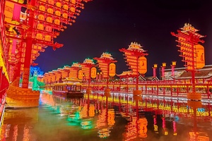 【天行•元旦•河头老街】唐城水秀の河头老街-打卡唐山宴-唐山地震纪念馆-滦州古城