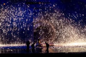 【天行•春节•打树花】蔚县过大年·圈粉上亿人の西大神堡-暖泉古镇-上苏庄-蔚州古城社火 