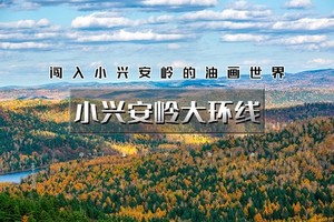 天行·国庆7天｜火车•小兴安岭大环线｜走进课本中秋天的童话世界の小兴安岭 北大荒-丹顶鹤-G331边疆公路-五大连池 