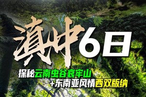 天涯行 云南滇中6日 2.17/18/19探秘云南虫谷哀牢山+东南亚风情西双版纳，打卡中国小曼谷，寻找向往的慢节奏生活