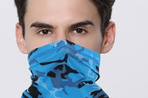 夏天户外透气防晒冰丝头巾面巾面罩围脖多功能