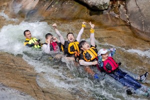 【溯溪 跳潭 】7.26 罗田隐士峡谷徒步溯溪跳潭一日行