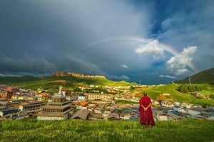 【圣地甘南】4-10月拉卜楞寺-扎尕那-郎木寺-黄河九曲-若尔盖花湖-莲宝叶则-红原草原-米拉日巴佛阁环线7日盛宴！