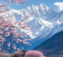 科尔沁户外  2026年3月18日 天路花开 川藏线+四姑娘山+丹巴+金川梨花+波密+林芝桃花主题摄影11日游