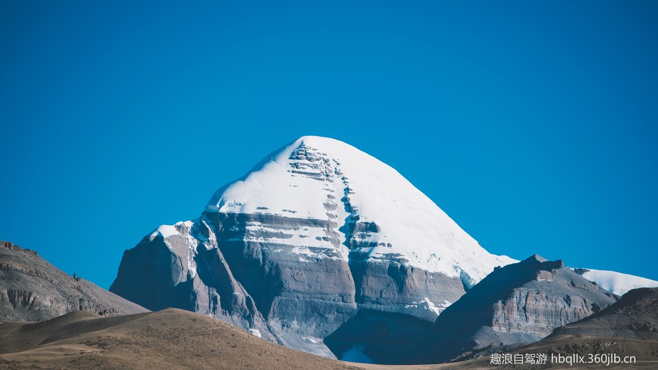 西藏的神山冈仁波齐峰