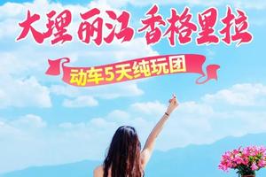 成团了！动车往返！【云南5日游】大理、丽江、香格里拉。报名付定金