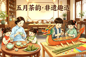 五月每逢周三，周六日“五月茶韵·非遗趣造”活动