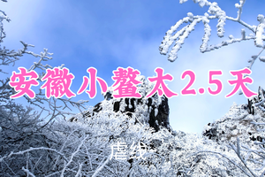 629元起！3.6晚-3.8【安徽小鳌太2.5天36公里】温温领队！九华山脊南北穿越，十王峰到莲花峰之旅