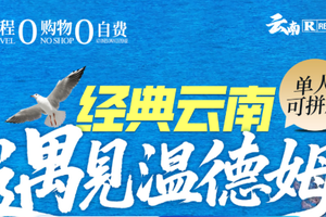 2人成团！【经典云南6天】5-7月初每天出发：遇见温德姆 昆明 大理