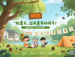 沐朝暑期实践托管营，孩子的暑期能量补充计划，欢迎各位小伙伴的加入！