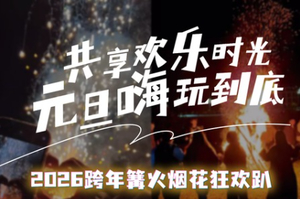2025年12月31日晚！跨年活动！篝火烟花共享欢乐