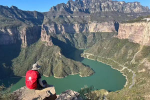 【春节户外活动】2月22日（大年初六）千里太行第一湾 | 在游龙湾遇见“羊湖”，鱼鳞石上俯瞰山河画卷