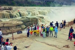 晋陕活动 黄河壶口瀑布