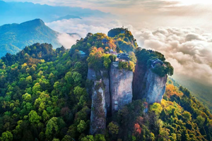 12.14周末 领奖牌【窦圌山】绵阳“小梵净山”，中国花屏，蜀道险山，世道无双景，天下第一峰
