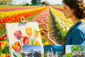 20260504欧洲之心：荷德法意瑞5国14天【一价全含.含全餐】瑞士雪山+威尼斯+羊角村+五渔村+新天鹅堡+罗马