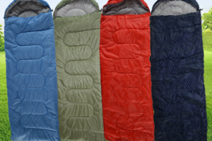 信封睡袋户外野营野餐露营袋加厚成人中空棉冬季徒步午休便携睡袋