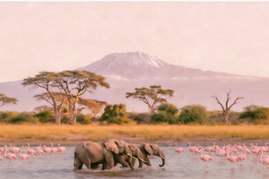 【乞力马扎罗7日】| 龙盖线轻装徒步，被誉为最安静的荒野之路，穿越原始荒野，风景独特壮观，赠送奢华帐篷+提供机场接送服务