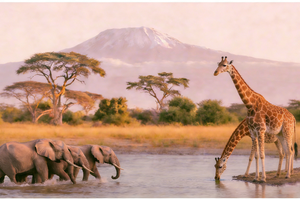 【乞力马扎罗8日】| 马切姆线轻装徒步，被誉为最受欢迎的“威士忌路线”，赠送奢华帐篷+提供机场接送服务