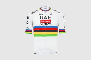 PISSEI 2025 UAE车队世界冠军彩虹骑行短袖 波加查同款 车迷版