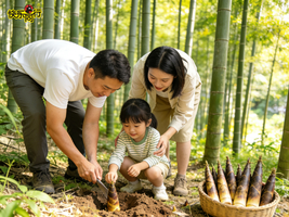 2026年04月06日，亲子户外 || 体验挖竹笋+吃农家竹筒饭+品山泉水豆腐花+星溪线亲子徒步