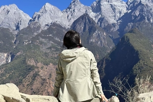 虎跳峡高路徒步精华路段