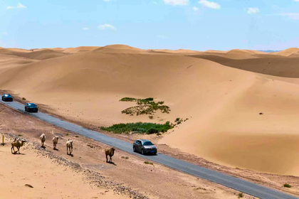 【远征腾格里 · 露营】5月1-5日 腾格里沙漠深度自驾露营，苍茫大地抚今叹昔体验之旅