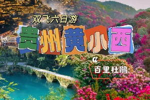 4.1-4.6贵州百里杜鹃+黄小西上线！带你一同感受贵州的春天，寻觅苗寨万家灯火丨双飞6天|宿迁人一起出发！