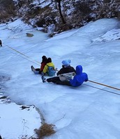 2.1（周天）冬冻台徒步丨打卡济南最大的百米天然冰瀑，冬天怎么能少的了打出溜滑~拓路者赞助物资