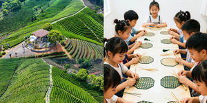 【五一亲子营5/3】青野春山：亲子休闲徒步杭州龙坞古道，非遗竹编手作体验，打卡网红青山村