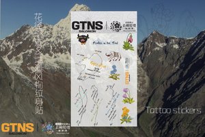 风物赛道纹身贴｜花径印记