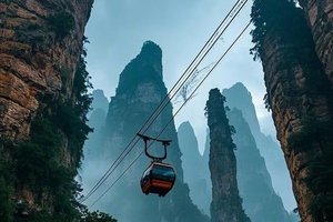 已满 自组班，本社导游陪同 4.21-4.25号张家界双飞5天/淮安人一起出发/升级2+1豪华大巴 