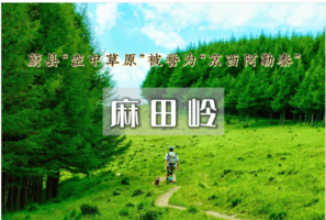 1日｜麻田岭•云中草原小天山｜徒步体验-麻田岭10公里小环穿<初级强度> 