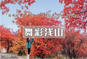 1日｜舞彩浅山｜逐秋之舞彩-尽享秋日红叶盛宴-小众原生态打卡