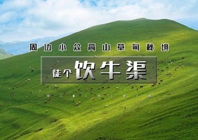 周三/周末/端午1日天天发｜饮牛渠｜小众高山草甸秘境の饮牛渠-漫山野花+溪流牛羊+空中草原徒步穿越10公里<初级>