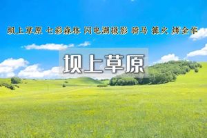 途开心五一2日｜坝上草原•神仙谷七彩森林-闪电湖の草原娱乐场-骑马-篝火晚会-烤全羊