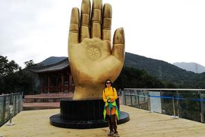 3月4日轻松徒步长寿村-佛手山-雁苍山吉祥禅寺-九龙飞瀑-山下刘村