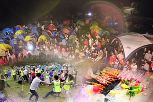 10月1日山水国际驴友烧烤露营大会火爆报名中