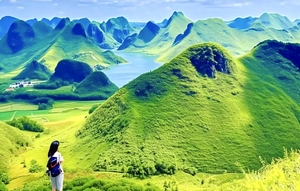 【五一●广西徒步】5.1-5VIP豪华车：闯入现实版“塞尔达传说”！徒步打卡剑龙山-浩坤湖-三门海