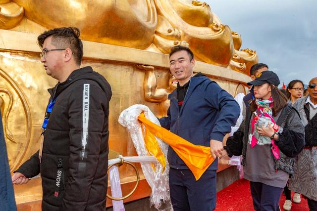 甘南藏族最大转经筒(世界最大的转经筒在甘南玛曲娘玛寺落成)(4)