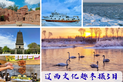 元旦独家【26.1.1-3】辽西文化趣冬摄双汽3日：神奇冻海沉船、天鹅雾凇、红山文明、辽塔探秘、亚洲第一早市、烧烤天花板