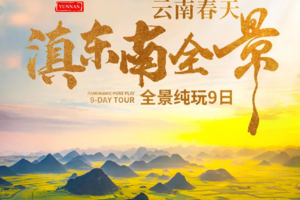 【26年2-3月多期】滇东南全景9日：元阳梯田罗平油菜花东川红土地河口边境弥勒建水普者黑坝美元谋土林-碧色寨抚仙湖阿者科