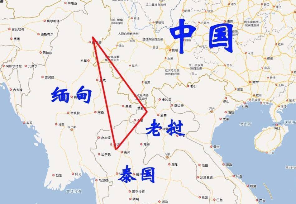 金三角地区 【金三角地区】举世闻名,位于泰国,缅甸,老挝三国的交接