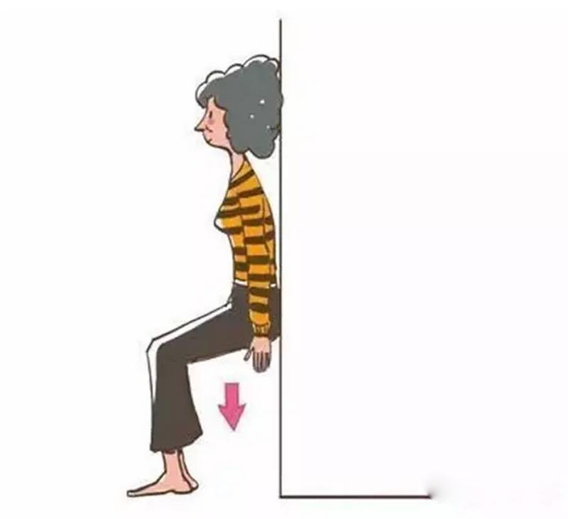 第三式:靠墙蹲