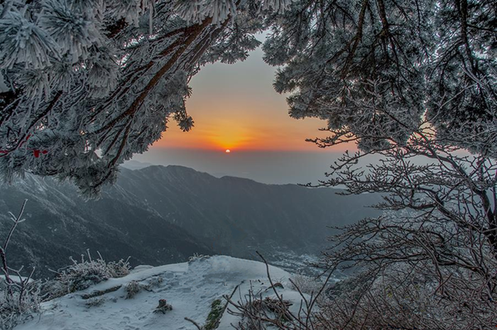 冬天南岳衡山图片