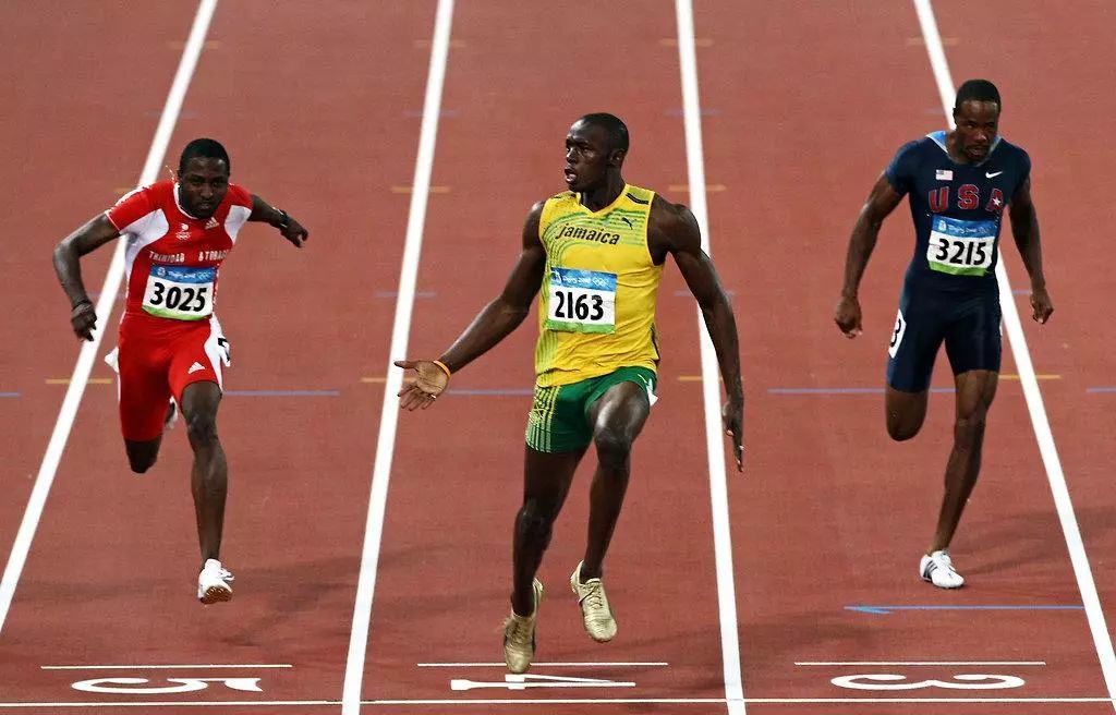 sain bolt在2008年北京奥运会