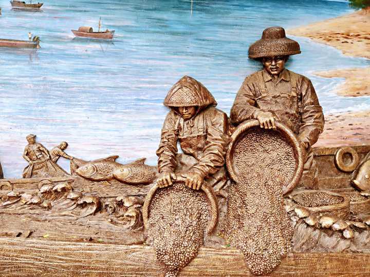 骑行石板沙生态岛食河鲜探寻疍家风情,感受水上人家的渔耕文化