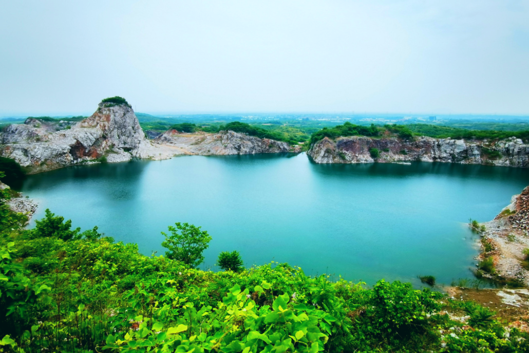 【宝卡湖】打卡江宁网红宝卡湖/南京小九寨沟/爱情隧道,徒步南京
