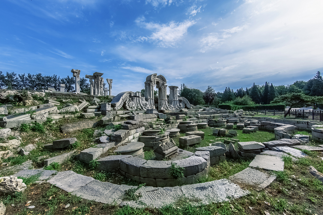如果圆明园没被烧,它本来的样子有多美 圆明园 蓬岛瑶台 远瀛观 新浪